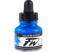 Fw acrílico fluorescente tinta 1 Oz azul