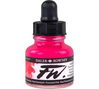 Tinta de acrílico fluorescente Fw 1 Oz rosado