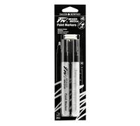 Daler Rowney FW Mixed Media Empty Paint Markers, Set Of 2, Medium 2-4mm Round nibs (D160320202)