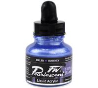 Daler Rowney FW Pearlescent : Tinta Acríllica Nacarada : Dutch Blue : Frasco de 29,5ml