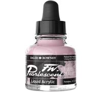 Daler Rowney FW Pearlescent : Tinta Acríllica Nacarada : Platinum Pink : Frasco de 29,5ml