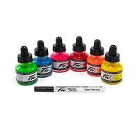 Daler Rowney D160329007 - Fw Neon Set Tintas Frasco 6 X 29.5Ml