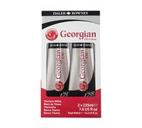 Daler Rowney Georgian Set, Blanco Titanio, 2 x 225 ml
