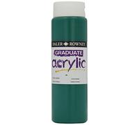 Daler-Rowney Graduate Acrylic 500ml Paint Ink Bottle - Phthalo Green