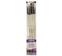 Daler-Rowney Graduate EST.Pinceles Mango Largo. 5 Pinceles Sintéticos