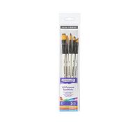 Daler Rowney Estuche de pinceles Graduate Mango corto 5 piezas Acuarela Sintéticos