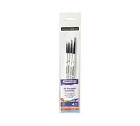 Daler Rowney – Estuche de pinceles Graduate – Mango corto – 4 pinceles
