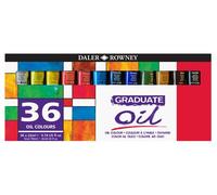 Pintura oleo daler rowney graduate oil 22 ml (tubo) estuche de 36