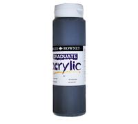 Daler-Rowney Graduate - Pintura acrílica (bote de 500 ml), color gris neutro