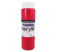 Daler-Rowney Graduate - Pintura acrílica (bote de 500 ml), color rojo primario