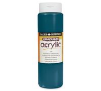 Daler Rowney Graduate - Pintura acrílica (bote de 500 ml), color turquesa ftalo