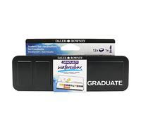 Daler Rowney Acuarelas Profesionales Graduate, set 12 colores con pincel en caja metálica