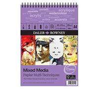Daler-Rowney Optima Bloc Multitécnica 250g A4 30 Hojas Blancas
