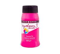 Daler Rowney Pintura acrílica sistema 3 Fluorescent Pink (538)