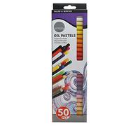 Daler Rowney Set de Barras de Pastel al Óleo (Blandas) Simply, con 50 Colores Surtidos