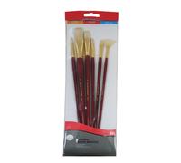 Daler Rowney Simply Art Estuche Pinceles P.Cerda M.Largo 6 Piezas