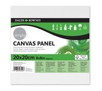 Daler Rowney Simply Cartón Entelado Panel 250 g/m² 100% Algodón 20X20Cm