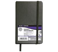 Daler-Rowney Simply, Cuaderno esbozo, Grano medio, 100gsm, Tapa dura, Bolsillo, Blanco Suave, 72 hojas
