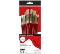 Daler-Rowney Simply Set Estuche con Cremallera 10 Pinceles Óleo