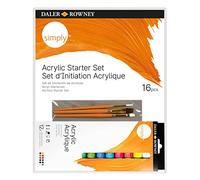 Daler Rowney Simply, Watercolour Set de Iniciación, 16 unidades