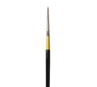 Daler Rowney Sistema 3 Acrílico Artista Pintura cepillo - varios estilos y tamaños disponibles, sintético, Round - Short Handled (Size 0)