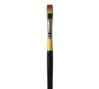 Daler Rowney Sistema 3 Acrílico Artista Pintura cepillo - varios estilos y tamaños disponibles, sintético, Flat - Short (1/4 Inch)