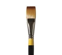 Daler Rowney Sistema 3 Acrílico Artista Pintura cepillo - varios estilos y tamaños disponibles, sintético, Flat - Long (1 Inch)