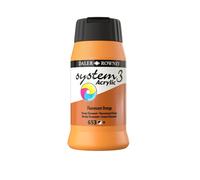 System3 Original Col.Acrílico Fluorescent Orange B.500Ml