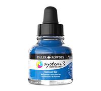 Daler Rowney : System 3 : Acrylic Ink : 29.5ml : Fluorescent Blue