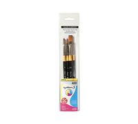 Daler Rowney System 3 Estuche Pinceles Mango Corto 400 - 4 Unidades