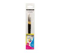 Daler-Rowney System3, Pincel multitécnica, Pelo sintético, Mango Corto, Redondo, Liner Corto y Liner Largo, Estuche, Set 301, 3 Pinceles Surtidos