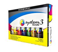 Daler-Rowney System3 Set Selection Acrílico 8 Colores 150ml