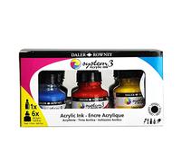 Daler-Rowney System3 Set Tinta Acrítica 6x29.5ml + Rotulador FW