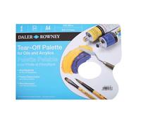 Daler Rowney : Tear Off Palette : For Acrylic and Oil : 40 Sheets : A4 : Blue