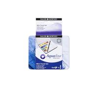 DALER SET ACUARELA MINI AQUAFINE 10 COLORES CAJA METALICA VIAJE PINTURAS Y OLEOS
