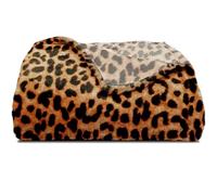DALINA Textil - Manta para Sofá pequeña 130x160cm - Manta Terciopelo para Mascota - Manta Invierno Franela para Sofá, Cama, Viaje, Sala de Estar