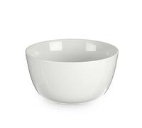 DAM.Bol redondo de porcelana blanca con 900ml de capacidad. 14x14x8cm White