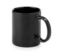 DAM Taza cerámica 370 ml esmaltada brillo 8,2x8,2x9,8 Cm. Black