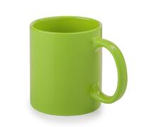 DAM Taza cerámica 370 ml esmaltada brillo 8,2x8,2x9,8 Cm. Green