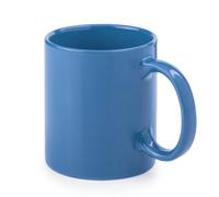 DAM Taza cerámica 370 ml esmaltada brillo 8,2x8,2x9,8 Cm. Light blue