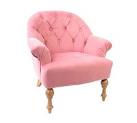 DAMDAM GO Sillon Poliester de Madera Rosa para salón Fantasy