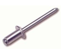 Damesa 09101136 - Pack de 500 remaches tubulares (4 x 10 mm)