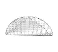 DAN&DRE Estantería refrigerada para hornear, de alambre de acero inoxidable, resistente a altas temperaturas, apto para horno, para cocinar, asar, asar a la parrilla (gran semicírculo de 20 cm)