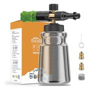 DANCINGBOAR Lanza de Espuma de Nieve para Lavadoras a Presión Serie K K2 K3 K4 K5 K6 K7, Dispensador de Jabón Ajustable 1L, Cañón de Espuma para Lavado y Limpieza de Automóviles