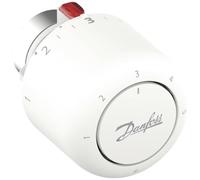 Danfoss Aero Ravl, válvula termostática de radiador con Fuelle termostático Relleno de Gas y Sensor Integrado, Color Blanco
