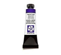 DANIEL SMITH Tubo de pintura de acuarela extrafina de 15 ml, morado imperial