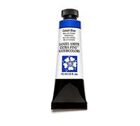 DANIEL SMITH Tubo de pintura extrafino de acuarela de 15 ml, azul cobalto