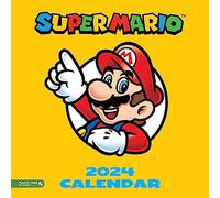 Danilo Calendario 2024 Super Mario - Calendario pared 2024 - Planificador mensual 30x30 cm - Calendario Super Mario 2024