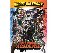Danilo Promotions Limited Tarjeta de felicitación oficial de My Hero Academia, multicolor, 7 x 5 pulgadas