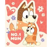 Danilo Promotions LTD BLUEY - Tarjeta para el día de la madre n.º 1 para mamá Bluey